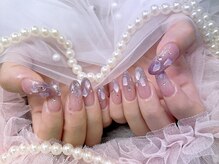 アリーズ(Allies)/マグネット　オーロラ　冬ネイル