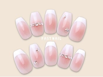 ファストネイル 関内店(FAST NAIL)/フレンチ/チーク【12403】