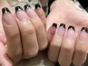 【ハンド】パラジェルベース＋クリアベース フレンチ＋ケア込み　5500円