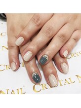 クリスタルネイル ゆめタウン博多店(CRYSTAL NAIL)/上品ネイル