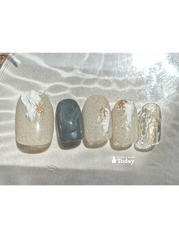 ネイルサロン トゥデイ 心斎橋店(Today)/Simple plus art¥9300→¥5800