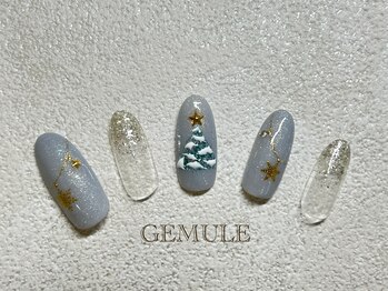 ネイルアンドアイラッシュ ジェムール 川越店(Nail&Eyelash GEMULE)/クリスマスデザイン