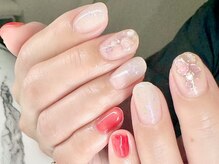 ホワイト(WHITE)/定額ネイル