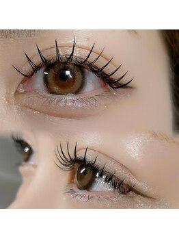 プリズム(PRISM)の写真/【束感コーティング付*上フラットラッシュ120本¥6900】立ち上げ/カール/ストレート/太さなど幅広く対応◎