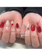 ジェルメ(germer)/赤のマグネットと合わせて！