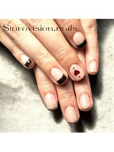 シンラヴィジョンネイルズ(sinravision.nails)/フレンチとハート
