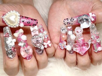 ネイルサロン ネイルズゴーゴー 渋谷店(NAILSGOGO)の写真/大感謝祭☆アクリルスカルプで長さだし♪個性派支持率No.1!【アート一杯つけ放題180分¥15980】持ち込みOK