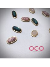 オコネイル ネイルサロンアンドスクール(OCO nail)/OCO nail 天然石パーツ ♪