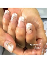 たゆ ネイル(たゆnail)/白フレンチネイル