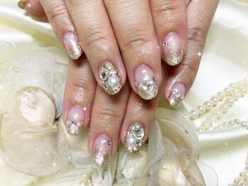 ウィズ フェリーク/キラキラ埋め尽くしネイル