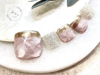 ネイルサロン ふるる 大須店/☆フットミディアムネイル☆#163