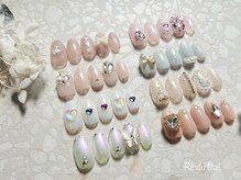 リンドゥネイル 上小田井店(Rindu Nail)/定額韓国ネイルキレイ系デザイン