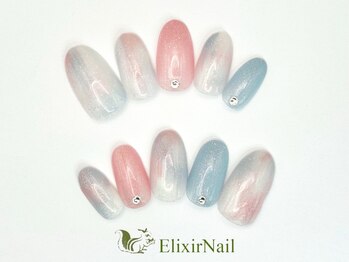 エリクサーネイル 神田(Elixir Nail)/シンプル/クーポン使用