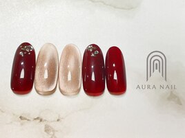 ぷるマグバレンタインネイル