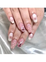 ラズリー(Lazliy)/ピンクキルティングネイル