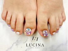 ネイルスタジオ ルキナ(LUCINA)/T-124 大人可愛いフラワーネイル