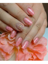 コーラル(CORAL)/オーダーぷっくりフラワーアート