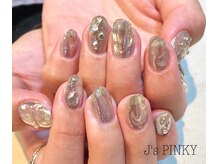 ネイルスペース ジェイズ ピンキー(NAIL SPACE J's PINKY)/ミラーネイル