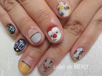 サロン ド メルシー(Salon de MERCI)/クリスマス nail☆