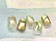 ゆびノさき/緑ニュアンス