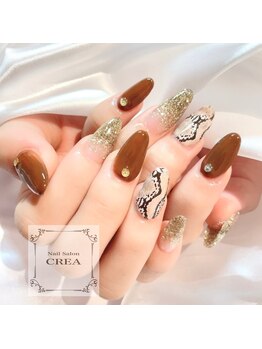 スカルプ 4本アート