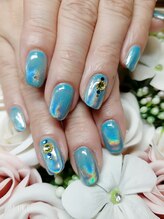 シュガーネイル(sugar nail)/オーロラネイル