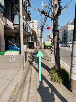 クーリア(CooLia)/駅からお店までの道