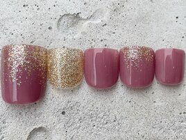 キラキララメシンプルFOOT¥10000