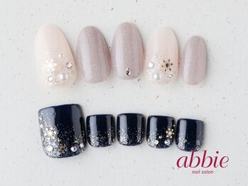 ネイルサロン アビー 宮益坂店(abbie)/雪の結晶◇¥10901/¥12727