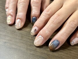 定額ネイル　¥7450