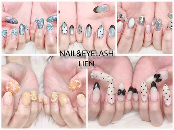 リアン 川崎店(Lien)の写真/新作随時更新◎注目の夏限定ネイル!おしゃれなクラゲや貝殻デザインで指先から輝くイベントネイルに♪
