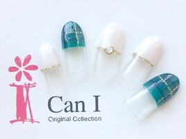 タータン　チェック柄ネイル