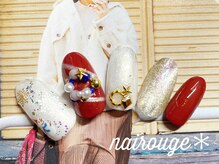 ネイル―ジュ 札幌大通店(nairouge*)/クリスマスリースネイル♪