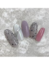 ダルメシアンネイル