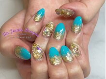 アン ジョーヌドラゴ/【自爪ネイル】夏カラーネイル