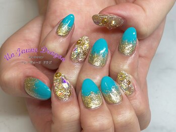 アン ジョーヌドラゴ/【自爪ネイル】夏カラーネイル