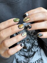 271ネイル(271 NAIL)/黒の癖ネイル