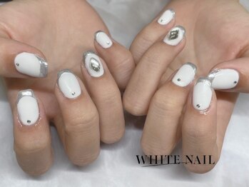 ホワイトネイル(WHITE NAIL)/フレンチネイル/持ち込み