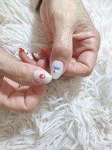 スピードネイル アンド アイ 宇土シティモール店/お正月ネイル　¥7150