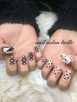 エスフィーネイルサロン ブリーユ(Esfy nailsalon Brille)/水玉・ドットネイル