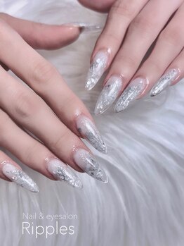 リプルス(Ripples)の写真/「持ち込みNGだった…」その理想、当店が叶えます♪大人気のデザインスカルプで、指先に魔法と驚きを☆