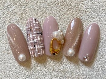 レイネイル 岐阜茜部店(RAY NAIL)/ナチュラルツイード