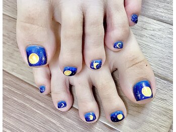 ティーエス ネイル ガーデン(T.S Nail Garden)/夜空と月