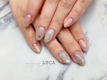 ネイルアトリエルカ(nail atelier LUCA)/M-40 大人上品大理石ネイル