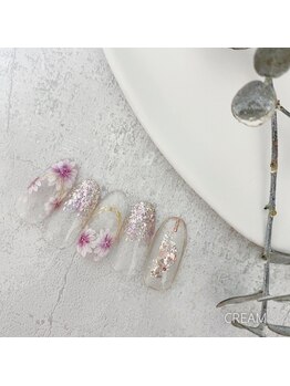 クリーム(Nail Atelier CREAM)/フラワーアートdesign