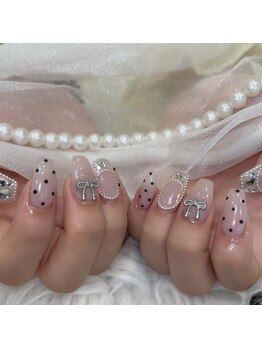 リンドネイル バイ モカ アンド ララ(Lind nail by moca and LaLa)/ドットネイル