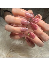アシンメトリーネイル/ハート
