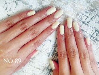 ナンバーハチキュウ(NO.89)の写真/大人女性のリピーター様多数◎ワンカラー￥6000*肌馴染みの良いヌーディカラーでお手元を綺麗に魅せます*