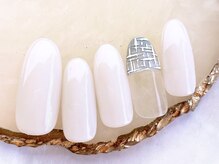 ネイルサロンフォーユー(for u)/ツイードネイル¥4980