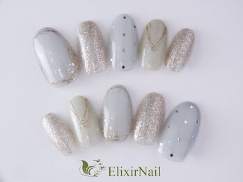 エリクサーネイル 神田(Elixir Nail)/シンプル/クーポン使用